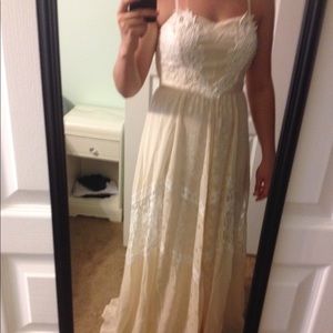 Champagne & Strawberry Cream Dress